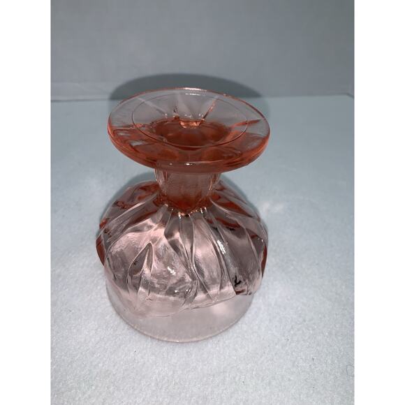Lot of 3 Tiffin Franciscan Glass Pink Cabaret Champagne Sherbet 4.5" Tall Tulip - Picture 3 of 11